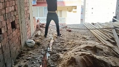 محافظة الجيزة تزيل 5 حالات بناء مخالف بحي الهرم