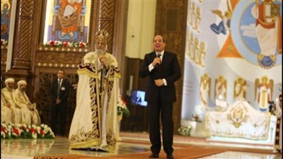 الكنيسة الأرثوذكسية: زيارة الرئيس للكاتدرائية بعثت برسالة وحدة للمصريين.. والاحتفال متاح للجميع