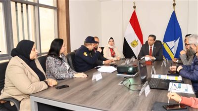 محافظ دمياط يتابع مع رئيس الإدارة المركزية الموقف التنفيذى بمستشفى الصحة النفسية