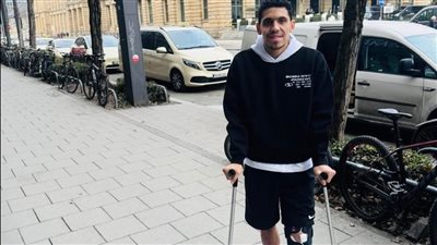 محمد حمدي يغادر ميونيخ في طريق العودة للقاهرة 