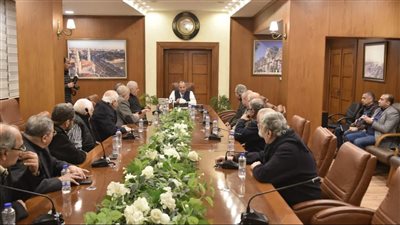 تفاصيل لقاء محافظ بورسعيد وقدامى الرياضيين بالمحافظة 