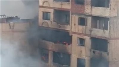 آخر تطورات حريق عدد من المنازل بمنطقة الزرايب بمنشأة ناصر