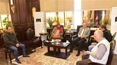 بالصور.. «محافظ الأقصر» يلتقي رئيس الهيئة المصرية للمساحة لمتابعة منظومة التقنين