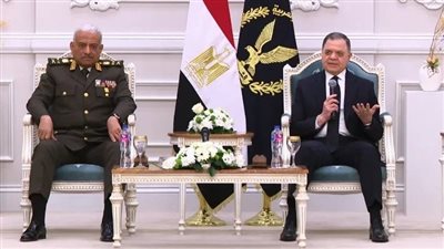 وزير الداخلية يستقبل القائد العام للقوات المسلحة للتهنئة بعيد الشرطة الـ74|فيديو وصور