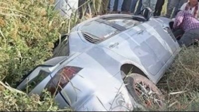 إصابة شخصين في حادث انقلاب سيارة ملاكي بالفيوم
