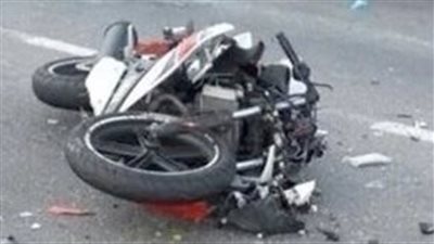 حادث تصادم موتوسيكل 