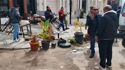 محلية رأس البر تشن حملة موسعة لرفع الإشغالات وإزالة الإعلانات المخالفة