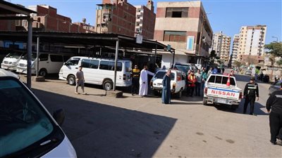  بالصور..جولة ميدانية لمحافظ المنوفية لتفقد مجمع مواقف سيارات الأجرة بشبين الكوم 