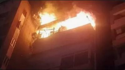 حريق هائل يلتهم شقة سكنية وإصابة 3 أشخاص بقنا