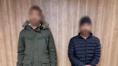 المتهمين بعد الضبط