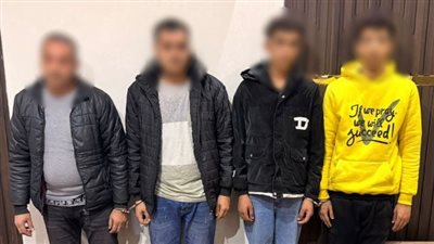 المتهمين بعد الضبط