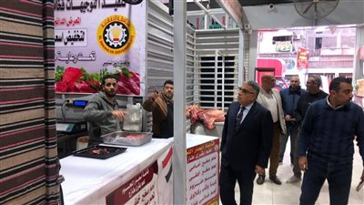 محافظ الدقهلية يتفقد معارض المحافظة الدائمة ومنافذ بيع السلع