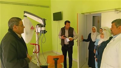 جولة مفاجئة لمسؤول كبير بالصحة لمستشفيات رمد وحميات أشمون