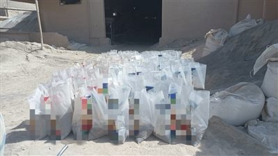 بالصور.. تفاصيل ضبط 500 طن أسمدة مغشوشة بالسادات