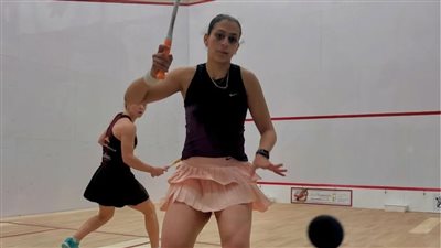 نجمة وادى دجلة ناردين جرس تتأهل إلى نصف نهائي بطولة أسبوع الاسكواش للسيدات 