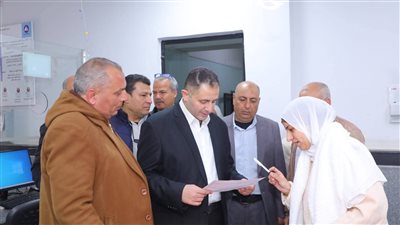 محافظ دمياط يتفقد الوحدة المحلية لمدينة ميت أبو غالب