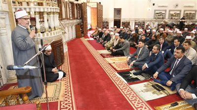 بالصور..محافظ المنوفية يشهد الاحتفال بليلة القدر بمسجد الرؤوف الرحيم بشبين الكوم