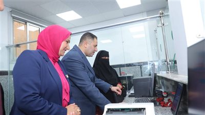 محافظ دمياط يتابع سير العمل بالمركز التكنولوجي وخدمات النظافة بمدينة السرو