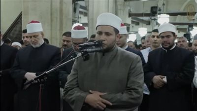 الشيخ إبراهيم البهنجاوي إمام القبلة بالجامع الأزهر