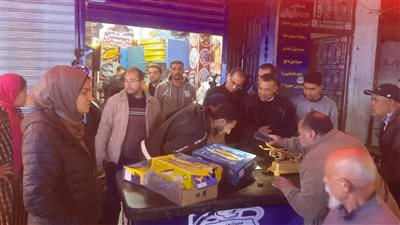 ضبط طن أسماك فاسدة ورفع 50 طن مخلفات في حملة طوخ بالقليوبية