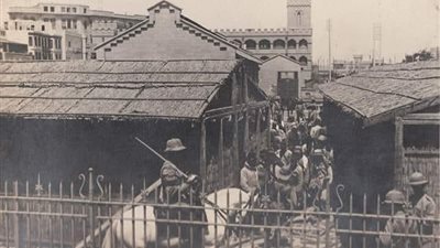 ثكنات المعادي كانت معسكر للسجناء الأتراك وقت الحرب العالميه الأولي سنه ١٩١٧م