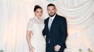 لقطات جديدة من خطوبة ملك أحمد زاهر وشريف عمرو الليثي (صور)