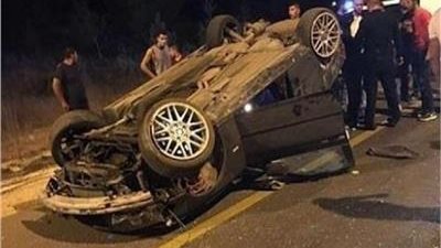 مصرع وإصابة 6 أشخاص في حادث انقلاب سيارة ملاكي بالمنيا 