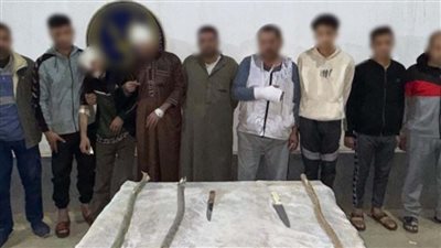 حرب شوارع بالأسلحة البيضاء في الشرقية تنتهي بإصابات وجروح قطعية