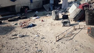 إصابة 21 طالبة في حادث أتوبيس بالصحراوي الشرقي بالمنيا