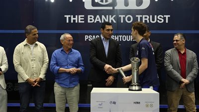 وزير الرياضة يشهد ختام النسخة الـ14 لبطولة الجونة الدولية للاسكواش