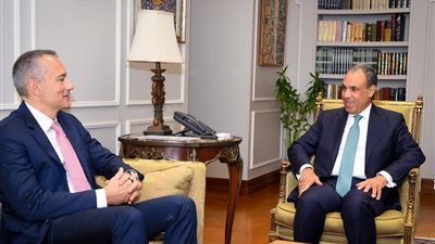 وزير الخارجية يبحث مع الممثل الأعلى لغزة تطورات الأوضاع في القطاع