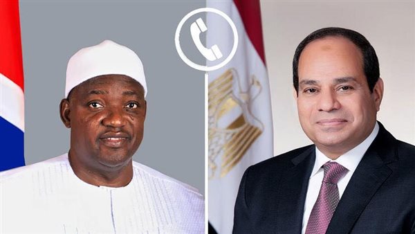 الرئيس السيسي ونظيره الجامبي
