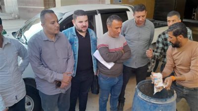 إعدام ربع طن أغذية فاسدة خلال حملة موسعة بالمنيا 