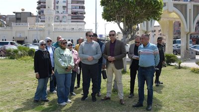 محافظ بورسعيد يتفقد عددًا من الحدائق خلال احتفالات عيد شم النسيم