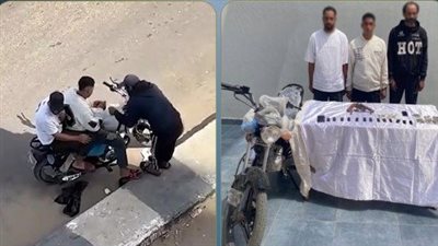 المتهمين بعد الضبط