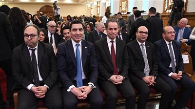 وزير الرياضة يشهد احتفالات الطائفة الإنجيلية بعيد القيامة المجيد 