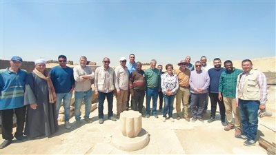 الأمين العام للمجلس الأعلى للآثار يتفقد منطقتي آثار سقارة وميت رهينة