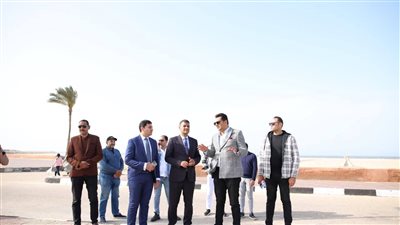 نائب محافظ الدقهلية يتفقد مدينة جمصة السياحية