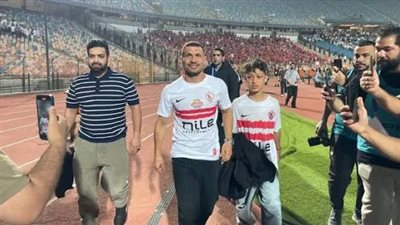 طارق حامد في ستاد القاهرة 