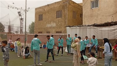 يوم ترفيهي مميز للأيتام بمركز شباب البصارطة ضمن نشاط فرق الجوالة