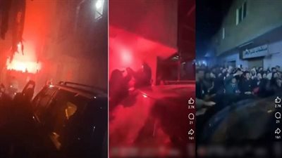 أعمال شغب وإشعال ألعاب نارية بمنطقة بولاق الدكرور بالجيزة