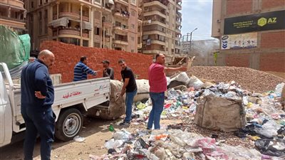 محافظ الدقهلية يتابع حملة حي غرب المنصورة للتصدي لظاهرة 