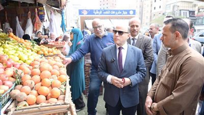 متابعة مستمرة من محافظ الغربية لأسواق 