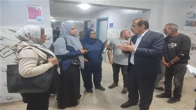 نائب وزير الصحة يتفقد مستشفى 6 أكتوبر المركزي ويحيل مقصرين للتحقيق