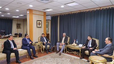 محافظ دمياط يستقبل وفد شركة دمياط أليانس لمناقشة أوجه التعاون المشترك 