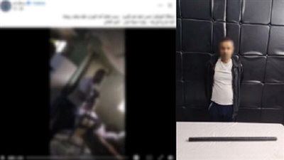 ضبط المتهم بالتعدي على عامل لخلافات بينهما على ملكية شقة بالقاهرة|فيديو وصور