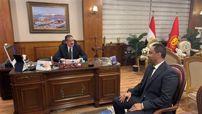 محافظ بورسعيد يلتقي النائب أحمد جوهر عضومجلس الشيوخ لبحث عدد من الملفات 