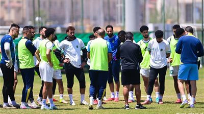 جانب من تدريب فريق الاتحاد السكندري 