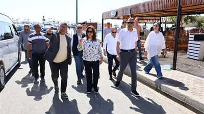  وزيرة التنمية المحلية والبيئة ومحافظ جنوب سيناء يتفقدان محمية رأس محمد بشرم الشيخ
