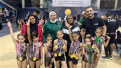 بنات سيتي كلوب يواصلن التألق في بطولة الجمهورية للجمباز